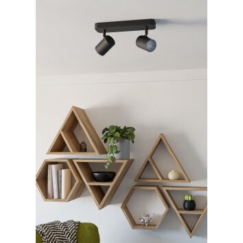 Illuminazione Eglo EGLO Plafoniera, Faretto da soffitto Nero