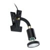 Illuminazione Eglo EGLO Lampada con pinza LED Ottone, Nero