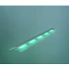 Leuchten Direkt LOLAsmart-NELE Lampada a Sospensione LED Nichel opaco, 5-Luci, Telecomando, Cambia colore