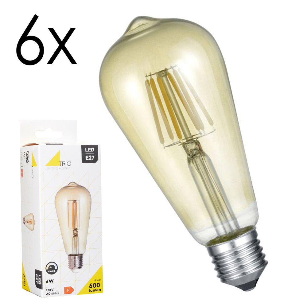 Illuminazione Trio Leuchten E27 LED 6 Watt Bianco caldo 600 Lumen main product photo