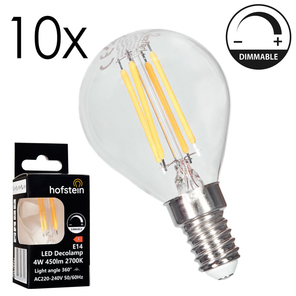 E14 4 Watt Bianco caldo 400 Lumen main product photo