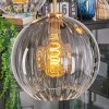 Koyoto Lampadario a sospensione, Lampada a sfera, Lampada a sospensione Oro, Nero, 5-Luci