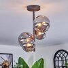 Chehalis Plafoniera, Lampada a sfera 33 cm Grigio fumo, 4-Luci