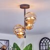 Chehalis Plafoniera, Lampada a sfera 33 cm Ambrato, 4-Luci