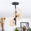 Chehalis Plafoniera, Lampada a sfera 33 cm Ambrato, Chiaro, 4-Luci