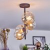 Chehalis Plafoniera, Lampada a sfera 33 cm Ambrato, Chiaro, 4-Luci