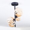 Chehalis Plafoniera, Lampada a sfera 33 cm Ambrato, Chiaro, 4-Luci