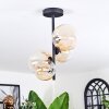 Chehalis Plafoniera, Lampada a sfera 33 cm Ambrato, Chiaro, 4-Luci