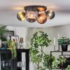 Chehalis Plafoniera, Lampada a sfera Blu, Verde, Ramato, Grigio fumo, 4-Luci