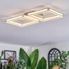 Danor Plafoniera LED Nichel opaco, 1-Luce