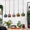 Ripoll Lampadario a sospensione, Lampada a sfera, Lampada a sospensione Écru, Nero, 5-Luci