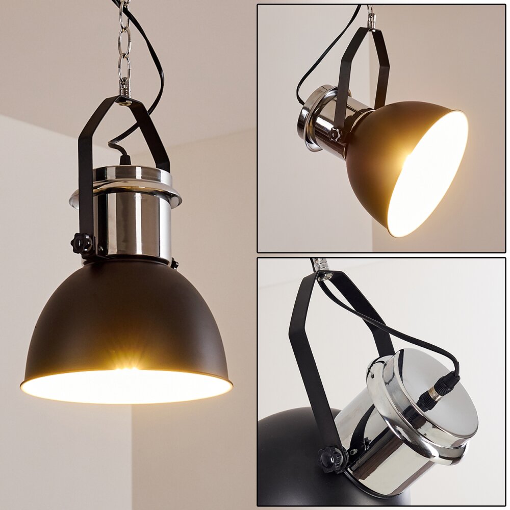 Alamosa Lampadario a sospensione Cromo, Nero, 1-Luce main product photo