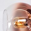 Koyoto Plafoniera, Lampada a sfera Oro, Nero, 3-Luci