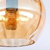 Koyoto Plafoniera, Lampada a sfera Oro, Nero, 3-Luci