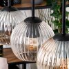 Koyoto Lampadario a sospensione, Lampada a sfera, Lampada a sospensione Écru, Nero, 4-Luci