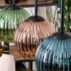 Koyoto Lampadario a sospensione, Lampada a sfera, Lampada a sospensione Écru, Nero, 4-Luci