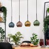 Koyoto Lampadario a sospensione, Lampada a sfera, Lampada a sospensione Écru, Nero, 4-Luci