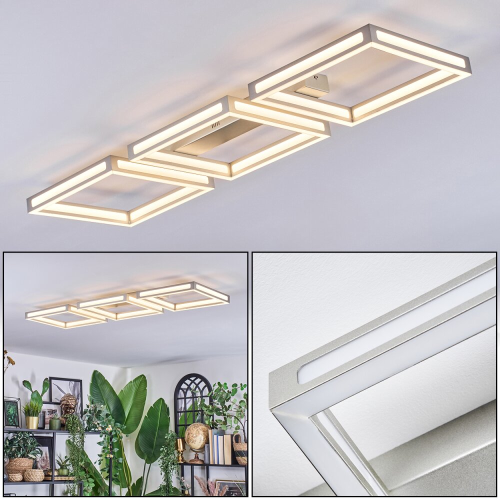 Danor Plafoniera LED Nichel opaco, 1-Luce main product photo