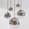 Ripoll Lampadario a sospensione, Lampada a sfera, Lampada a sospensione Oro, Nero, 5-Luci