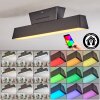Tarin Plafoniera LED Nero, 1-Luce, Cambia colore