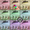Tarin Plafoniera LED Nero, 1-Luce, Cambia colore