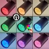 Foren Plafoniera, Faretto da soffitto LED Nero, 3-Luci, Cambia colore