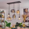 Apedo Lampadario a sospensione, Lampada a sospensione Ambrato, Chiaro, Grigio fumo, 6-Luci