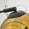 Ripoll Lampada a sfera, Lampada da terra Blu, Cromo, Oro, Verde, Ramato, Grigio fumo, 5-Luci