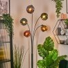 Ripoll Lampada a sfera, Lampada da terra Blu, Cromo, Oro, Verde, Ramato, Grigio fumo, 5-Luci