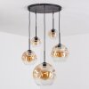 Ripoll Lampadario a sospensione, Lampada a sfera, Lampada a sospensione Ambrato, Chiaro, 5-Luci