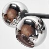 Koyoto Plafoniera, Lampada a sfera Cromo, Grigio fumo, 8-Luci