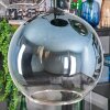Koyoto Lampadario a sospensione, Lampada a sfera, Lampada a sospensione Blu, Cromo, Verde, Chiaro, Ramato, Grigio fumo, 5-Luci