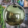 Koyoto Lampadario a sospensione, Lampada a sfera, Lampada a sospensione Blu, Cromo, Verde, Ramato, Grigio fumo, 5-Luci