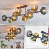Koyoto Plafoniera, Lampada a sfera Blu, Oro, Verde, Chiaro, 10-Luci