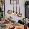 Ripoll Lampadario a sospensione, Lampada a sfera, Lampada a sospensione Écru, Nero, 5-Luci