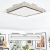 Finsrud Illuminazione bagno, Plafoniera, Panel LED Nichel opaco, 1-Luce