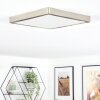 Finsrud Illuminazione bagno, Plafoniera, Panel LED Nichel opaco, 1-Luce