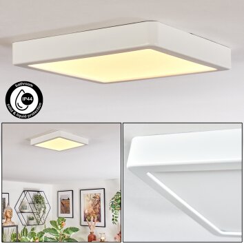 Finsrud Illuminazione bagno, Plafoniera, Panel LED Bianco, 1-Luce