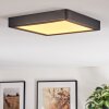 Finsrud Illuminazione bagno, Plafoniera, Panel LED Nero, 1-Luce