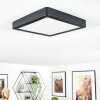 Finsrud Illuminazione bagno, Plafoniera, Panel LED Nero, 1-Luce