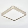 Finsrud Illuminazione bagno, Plafoniera, Panel LED Nichel opaco, 1-Luce