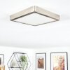 Finsrud Illuminazione bagno, Plafoniera, Panel LED Nichel opaco, 1-Luce