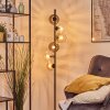 Koyoto Lampada a sfera, Lampada da terra Ambrato, Chiaro, Grigio fumo, 6-Luci