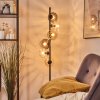 Koyoto Lampada a sfera, Lampada da terra Ambrato, Chiaro, Grigio fumo, 6-Luci