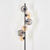 Koyoto Lampada a sfera, Lampada da terra Ambrato, Grigio fumo, 6-Luci