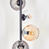 Koyoto Lampada a sfera, Lampada da terra Ambrato, Chiaro, Grigio fumo, 6-Luci