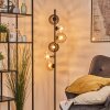 Koyoto Lampada a sfera, Lampada da terra Ambrato, Chiaro, Grigio fumo, 6-Luci