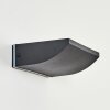 Damor Lampada da parete per esterno, Applique LED Nero, 1-Luce