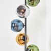 Koyoto Lampada a sfera, Lampada da terra Blu, Cromo, Oro, Verde, Grigio fumo, 5-Luci