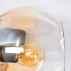 Koyoto Plafoniera, Lampada a sfera Oro, Nero, 3-Luci